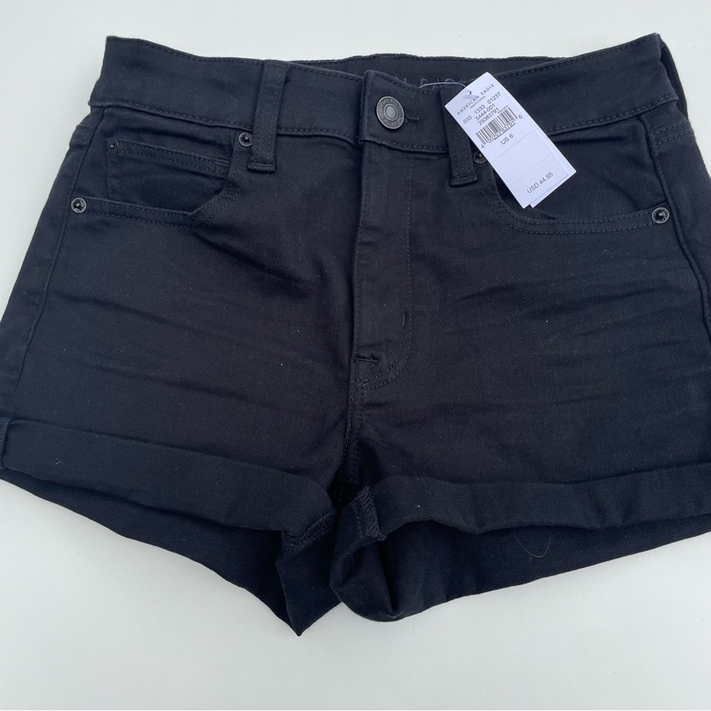 American Eagle High-Wasted Denim Shorts